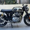 Royal Enfield- 2 x 1 Full System Exhaust with SLIM CAN - Interceptor 650 / Continental GT 650