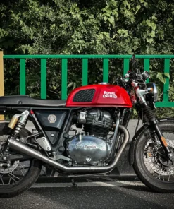 Royal Enfield- 2 x 2 Full System Exhaust with SLIM CANS - Interceptor 650 / Continental GT 650