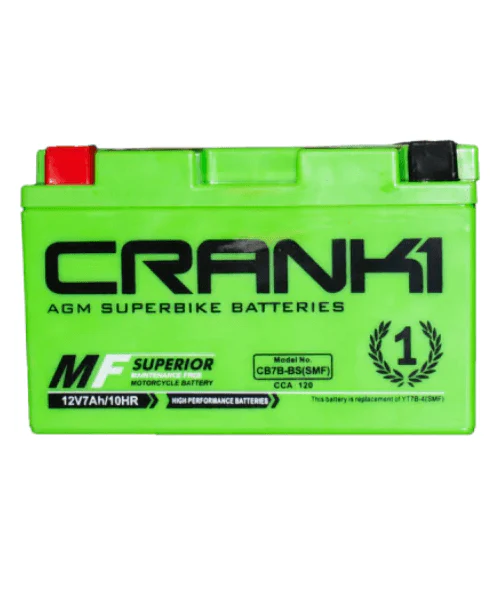 Crank1 Battery For Suzuki DR-Z400, E, S, SM-2000 TO 2019-CB7B-BS