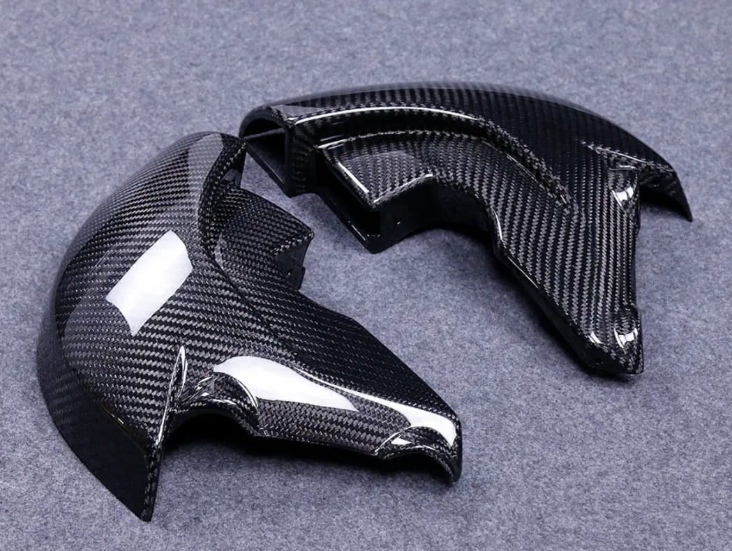 CARBON FIBER FRONT DISC COOLER UNIVERSAL (HK CARBON)