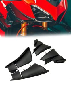 HK  Carbon Fiber Wing Motorcycle Body Parts Side Winglet Fairings Kit Winglets for Ducati Superleggera V4 2018+
