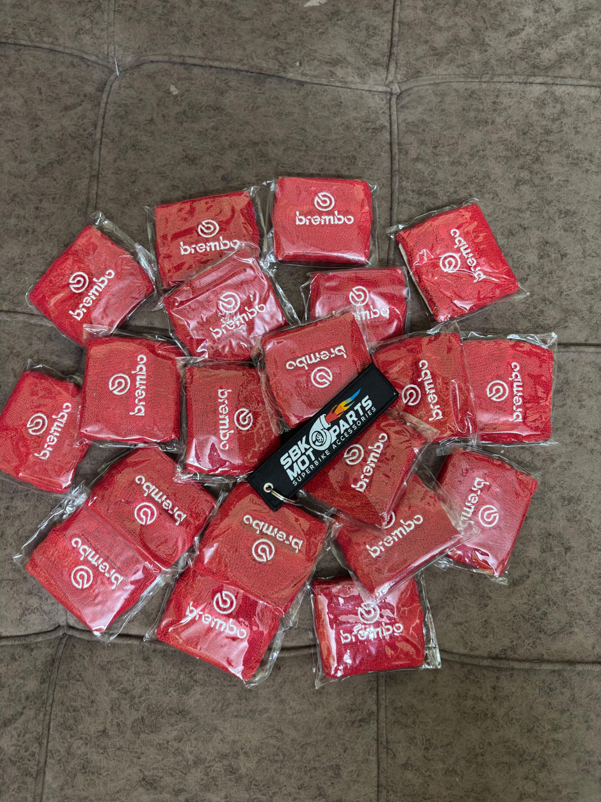 Brembo Universal Brake Fluid Oil Reservoir Sock – Red