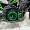 CNC RACING CLEAR CLUTCH COVER & SPRING RETAINER R FOR KAWASAKI Z900 Red & Green