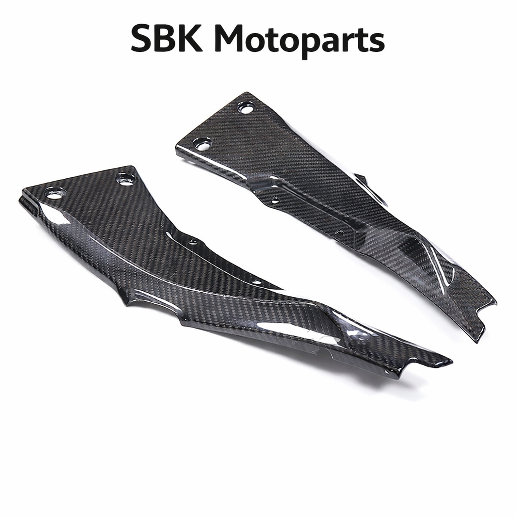 2021+ Kawasaki ZX10R ZX-10R Carbon Fiber Tail Side Panels Subframe Covers Protectors - Image 3