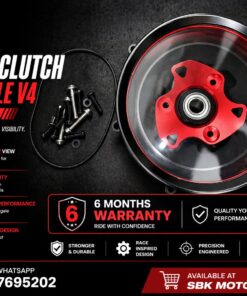 Transparent Clutch Side Cover For 2022-26 Ducati PANIGALE V4 S Street Fighter
