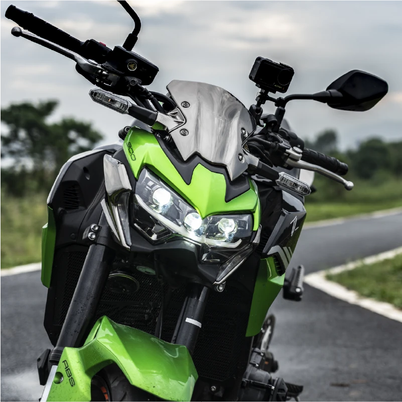 KT Full LED Headlight Assembly for Kawasaki Z900 2020-2024,Z650 ,Z400 , KLR650 RGB daytime running light - Image 5
