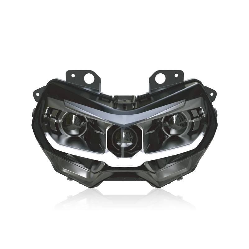 KT Full LED Headlight Assembly for Kawasaki Z900 2020-2024,Z650 ,Z400 , KLR650 RGB daytime running light - Image 3
