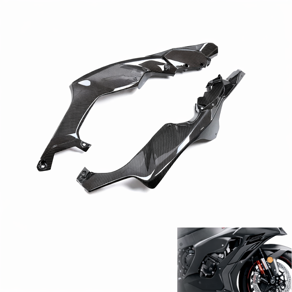 Kawasaki Ninja ZX10R ZX-10R 2021-2026 Carbon Fiber Front Upper Side Fairings - Image 2