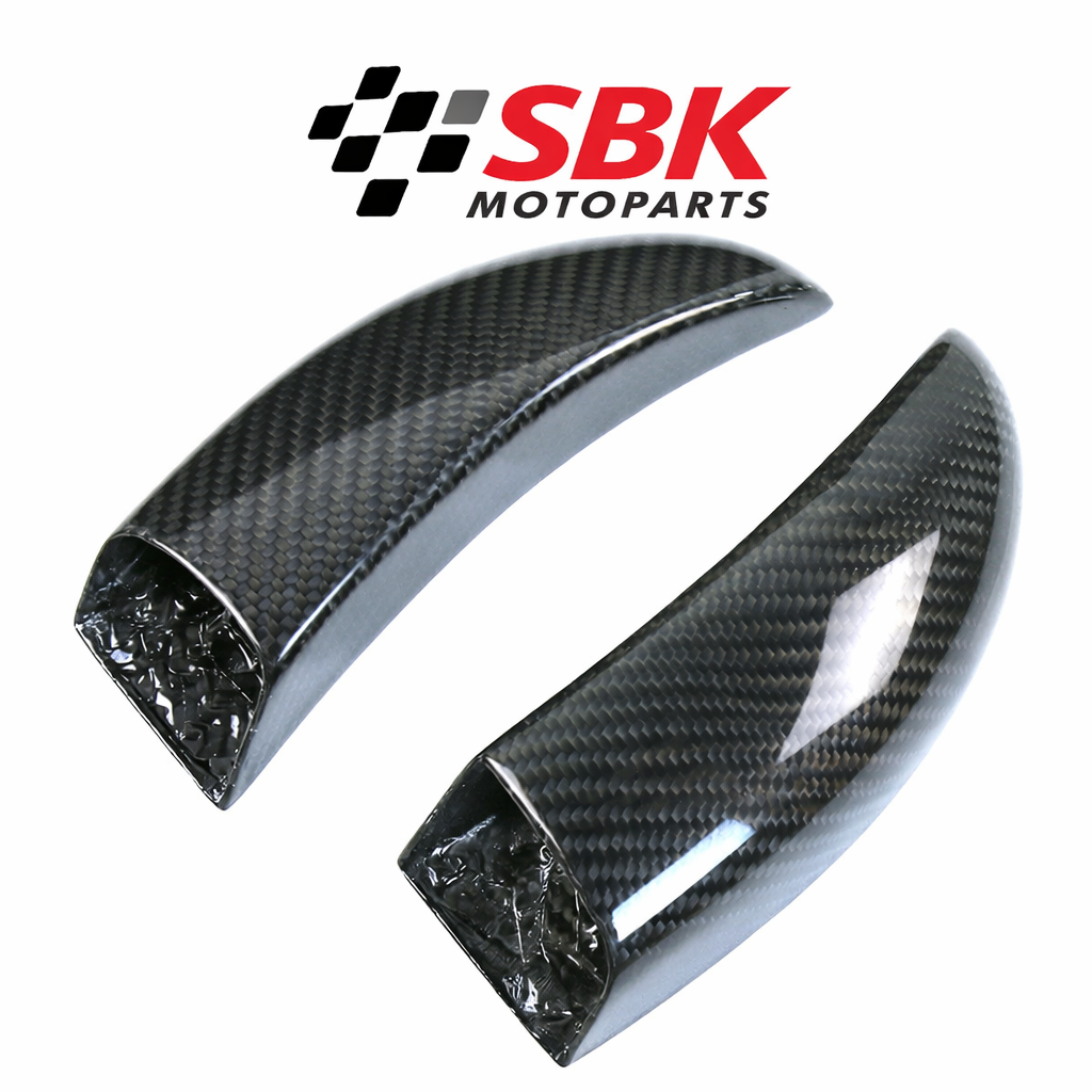 Carbon Fiber Motorcycle Brake Disk Cooler Air Ducts Brake Caliper Cooler For ZX10R & ZX6R