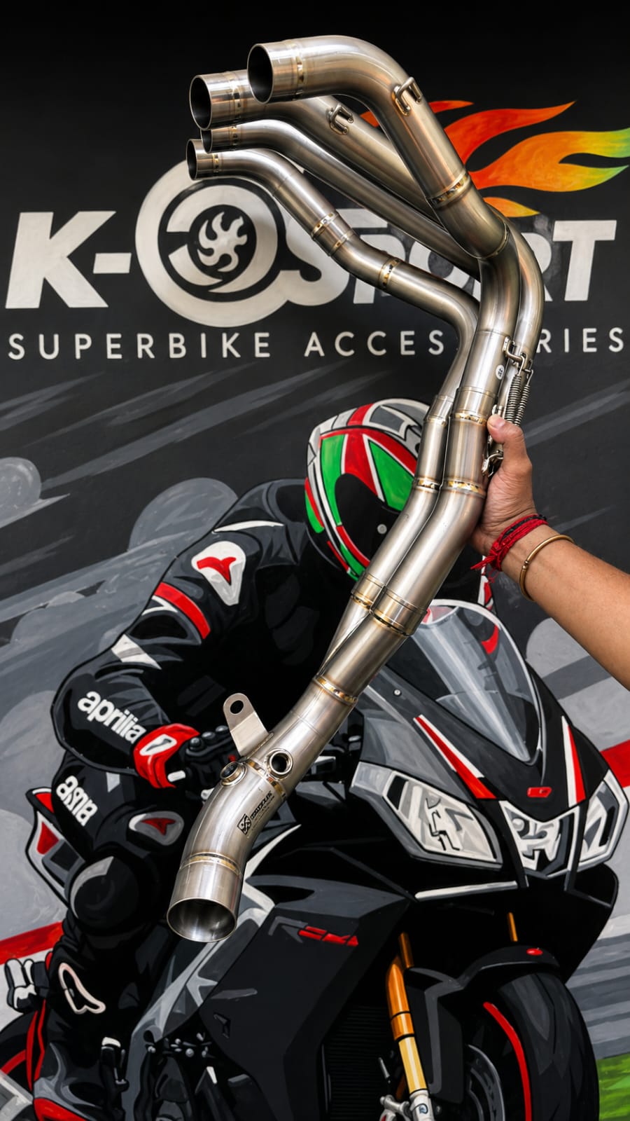 SBK RACELAB TITANIUM HEADERS (TI6) FOR Z1100 & NINJA 1100SX